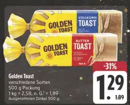 E-Center Golden toast vollkorn toast Angebot