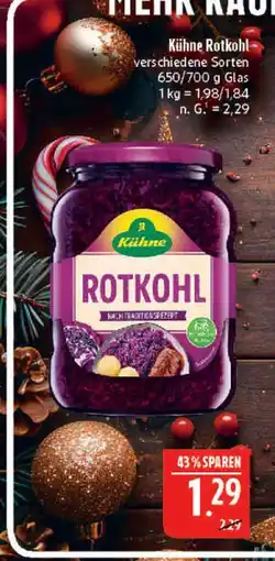 Marktkauf Kühne rotkohl Angebot