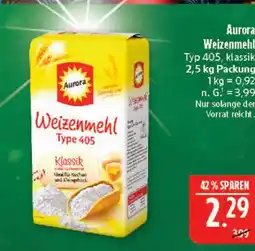 Marktkauf Aurora weizenmehl type 405 Angebot