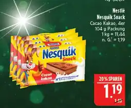 Marktkauf Nestlé nesquik snack Angebot
