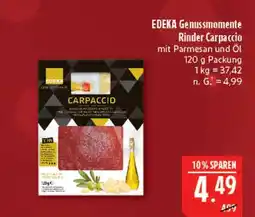Marktkauf Edeka genussmomente rinder carpaccio Angebot