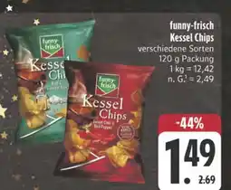 E-Center Funny-frisch kessel chips sweet chili & red pepper Angebot
