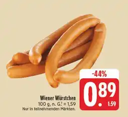 E-Center Wiener würstchen Angebot