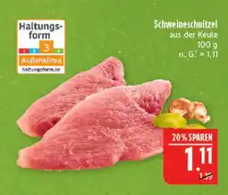 Marktkauf Schweineschnitzel aus der keule Angebot