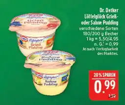 Marktkauf Dr. oetker löffelglück grieß pudding Angebot