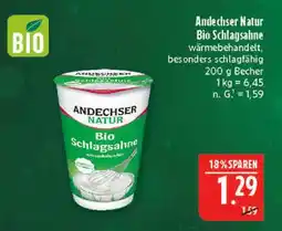 Marktkauf Andechser natur bio schlagsahne Angebot