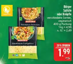 Marktkauf Bürger schwäbische eierknöpfle Angebot
