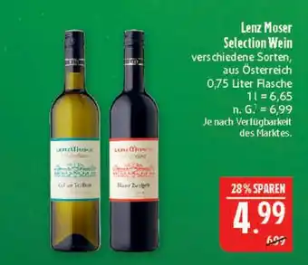 Marktkauf Lenz moser selection wein gelber muskateller Angebot