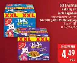 Marktkauf Gut & günstig hello my cat zarte häppchen Angebot