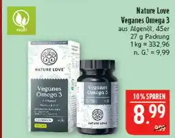 Marktkauf Nature love veganes omega 3 Angebot
