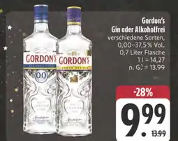 Edeka Gordon's gin Angebot