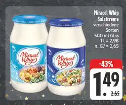 Edeka Miracel whip salatcreme balance Angebot