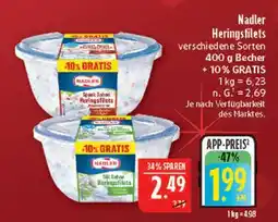 Marktkauf Nadler speck sahne heringsfilets Angebot