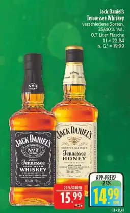 Marktkauf Jack daniel's tennessee whiskey Angebot
