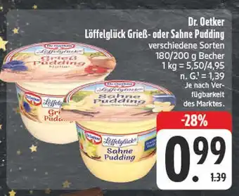 Edeka Dr. oetker löffelglück grieß pudding Angebot