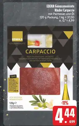 Edeka Edeka genussmomente rinder carpaccio Angebot