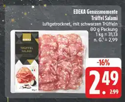 Edeka Edeka genussmomente trüffel salami Angebot