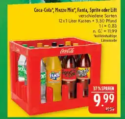 Marktkauf Coca-cola coca-cola, mezzo mix, fanta, sprite oder lift Angebot