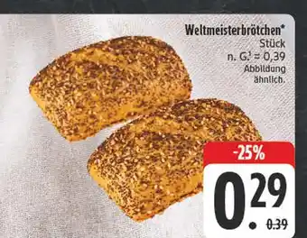 Edeka Weltmeisterbrötchen Angebot
