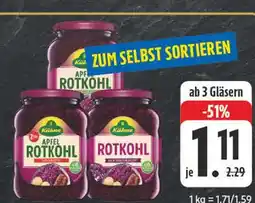 Edeka Kühne rotkohl Angebot