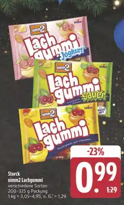 Edeka Storck nimm2 lachgummi joghurt Angebot