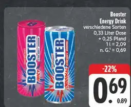 E-Center Booster energy drink Angebot