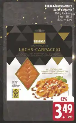 Edeka Edeka genussmomente lachs-carpaccio Angebot