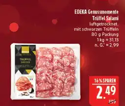 Marktkauf Edeka genussmomente trüffel salami Angebot