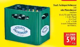 Marktkauf Staatl. fachingen heilwasser still oder mineralwasser medium Angebot