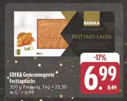 Edeka Edeka genussmomente festtagslachs Angebot