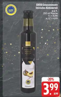 Edeka Edeka genussmomente steirisches kürbiskernöl Angebot