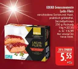 Marktkauf Edeka genussmomente lachs-filets Angebot