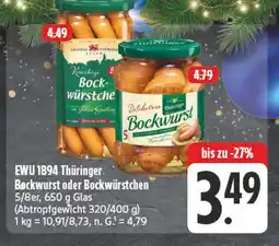 Edeka Ewu 1894 thüringer bockwurst Angebot