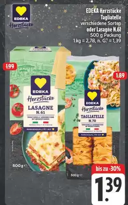 Edeka Edeka herzstücke lasagne n.61 Angebot