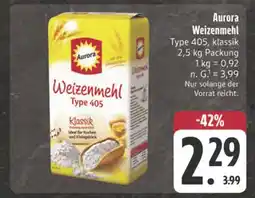 Edeka Aurora weizenmehl type 405 Angebot