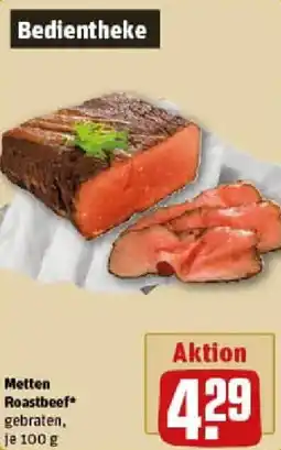 REWE Metten Roastbeef Angebot