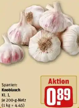 REWE Knoblauch Angebot