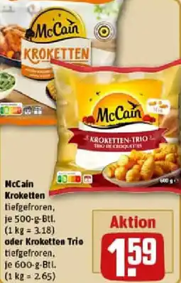 REWE McCain Kroketten oder Kroketten Trio Angebot