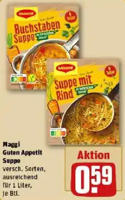 REWE Maggi Guten Appetit Suppe Angebot