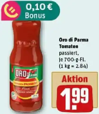 REWE Oro di Parma Tomaten Angebot