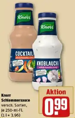 REWE Knorr Schlemmersauce Angebot