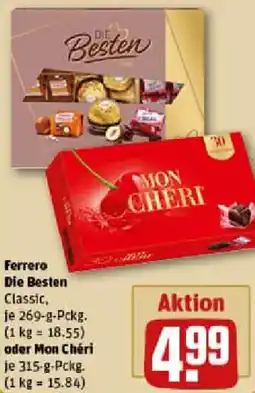 REWE Ferrero Die Besten oder Mon Chéri Angebot