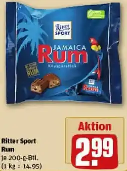 REWE Ritter Sport Rum Angebot