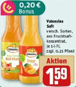 REWE Valensina Saft Angebot
