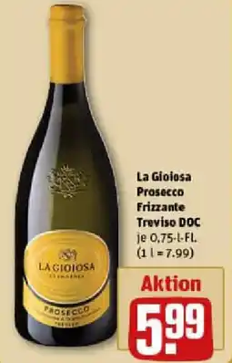 REWE La Gioiosa Prosecco Frizzante Treviso DOC Angebot