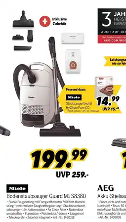 MEDIMAX Miele Bodenstaubsauger Guard M1 S8380 Angebot