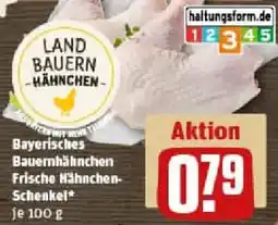 REWE Bayerisches Bauernhähnchen Frische Hähnchen Schenkel Angebot