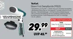 MEDIMAX Tefal Steam First Dampfbürste DT6131 Angebot