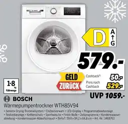 MEDIMAX BOSCH Wärmepumpentrockner WTH85V94 Angebot