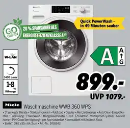 MEDIMAX Miele Waschmaschine WWB 360 WPS Angebot